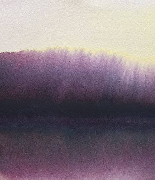 Purple lake by Samantha Adams