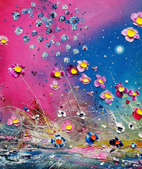 "A Pink Melody & Flowers in Love" by Phil Broad