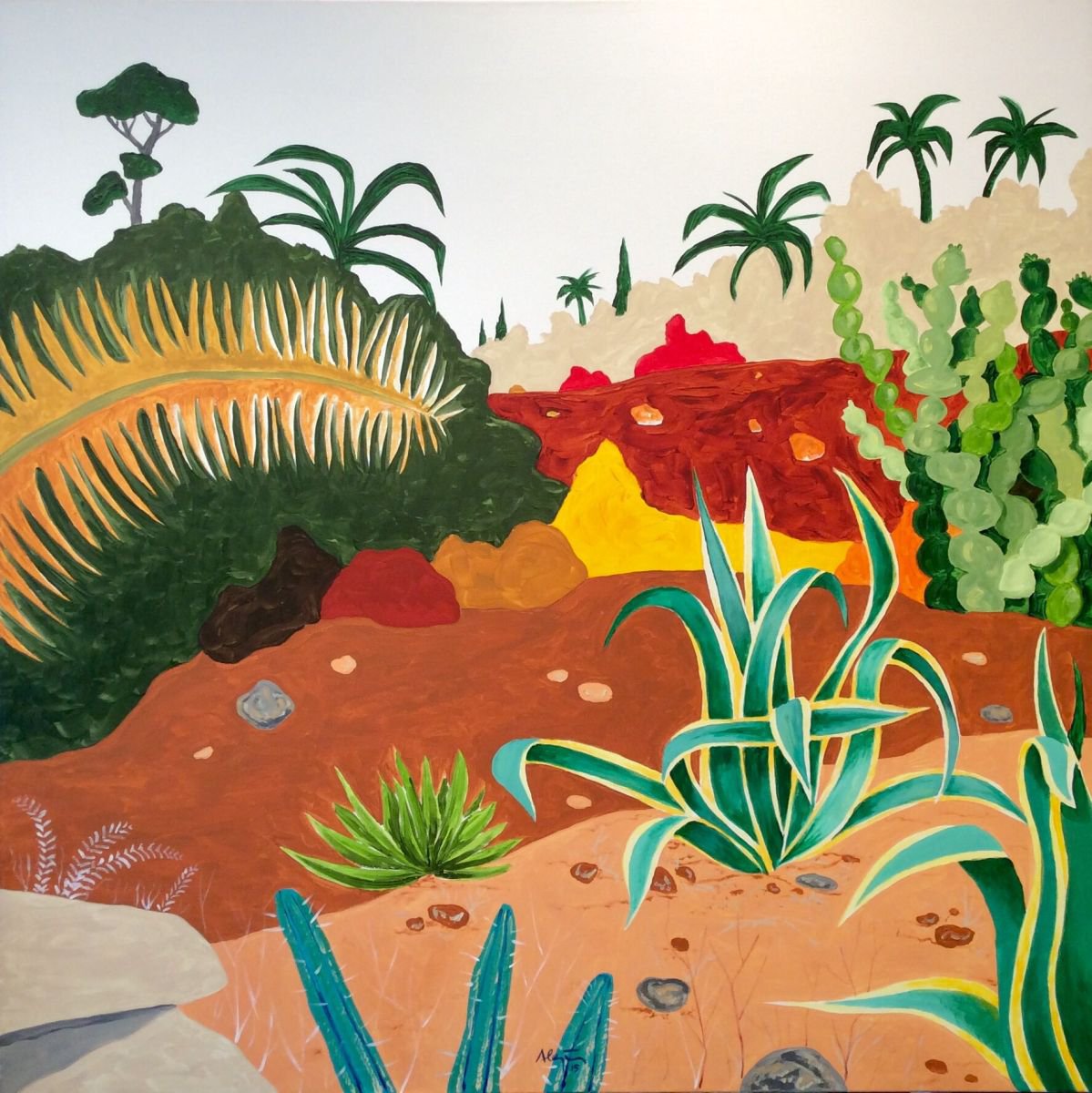Cactus (pop, landscape) by Alejos