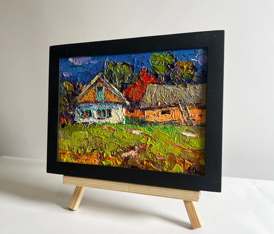 Sunny day in the village