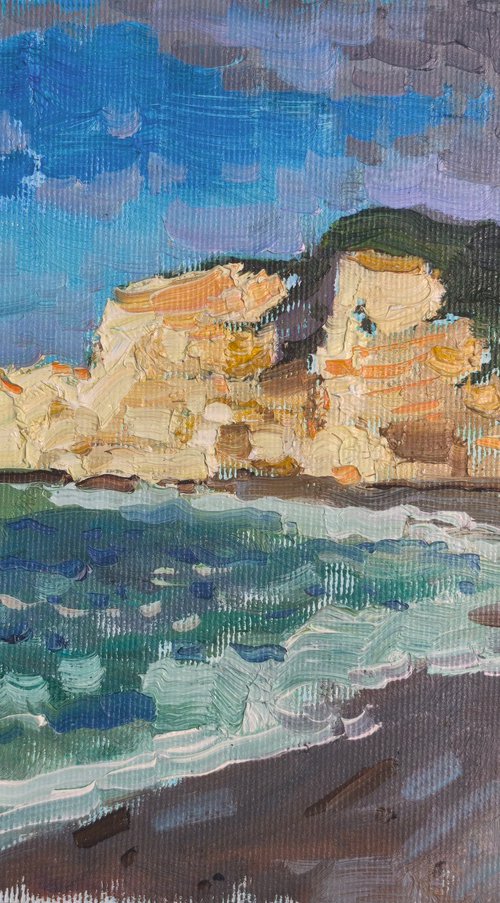 Normandy Etretat Etude 3 by Alexander Shandor