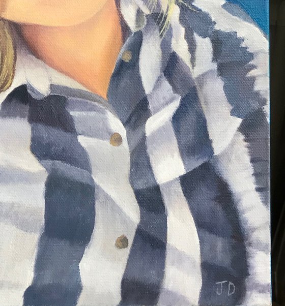 Girl in a Straw Hat