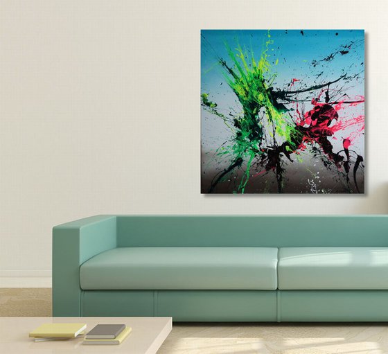 Don't Look Back My Friend (Spirits Of Skies 064027) - 80 x 80 cm - XL (32 x 32 inches)