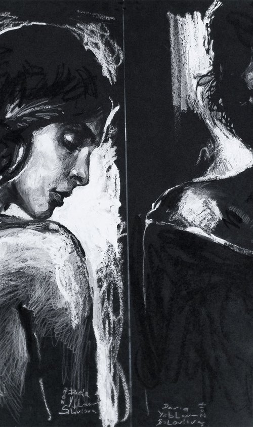 From the Darkness: A Diptych of Light by Daria Yablon-Soloviova