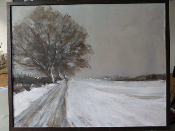 Snow near Coxwold.