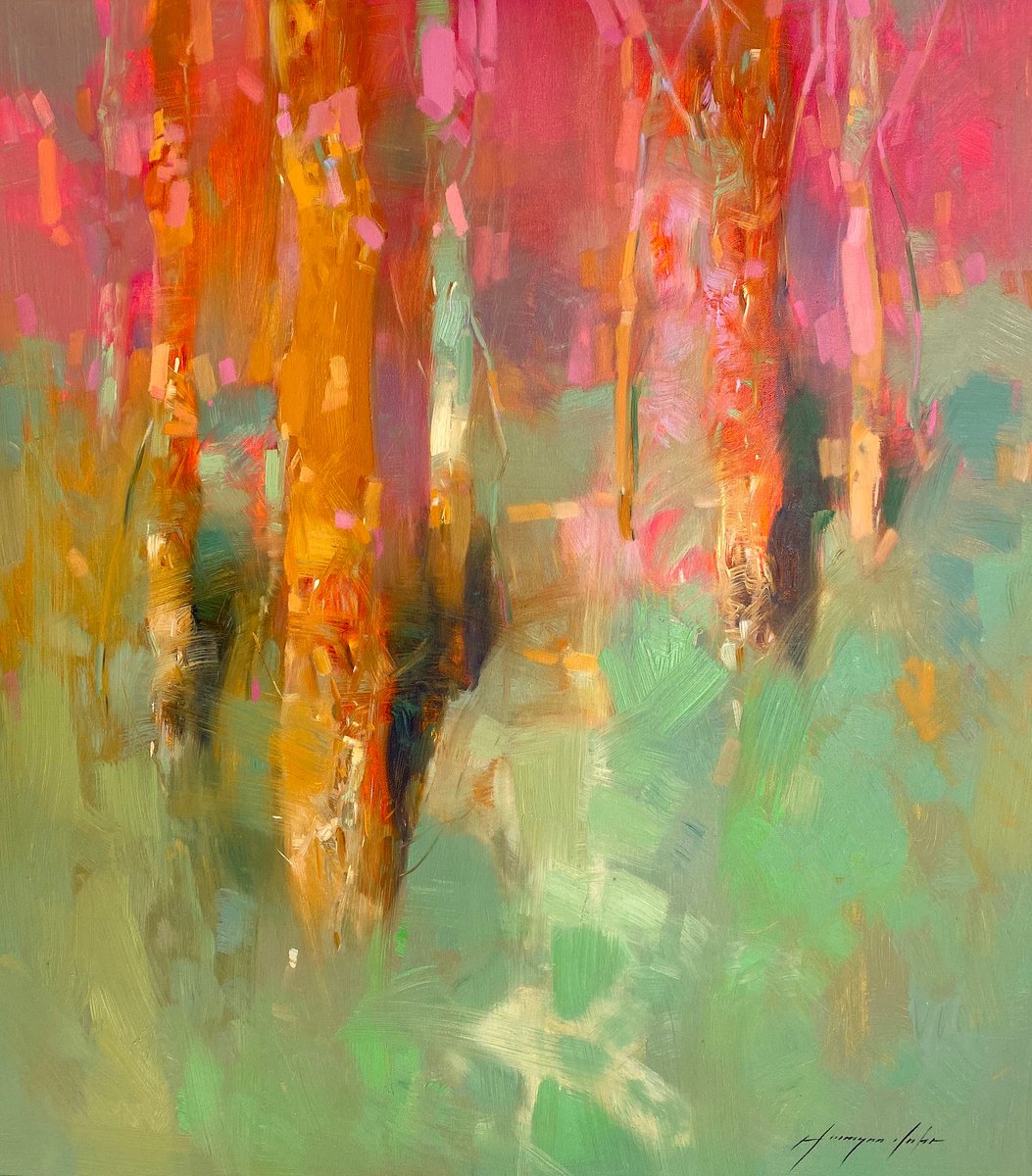 Grove By Vahe Yeremyan, 30 X 33, Artwork For Sale On Artfinder