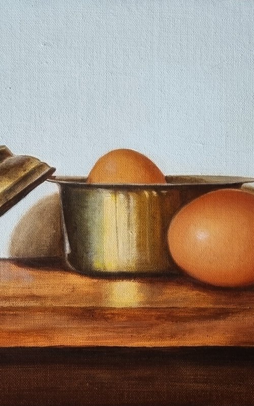 Eggs and Vessel by Priyanka Singh