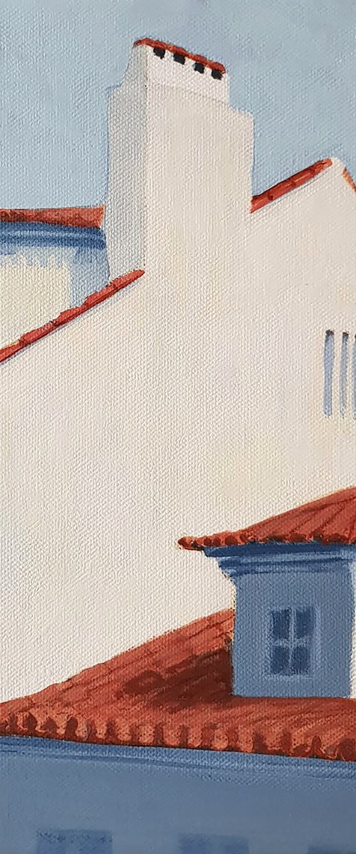 Red Rooftops of Lisbon by Daria Startseva