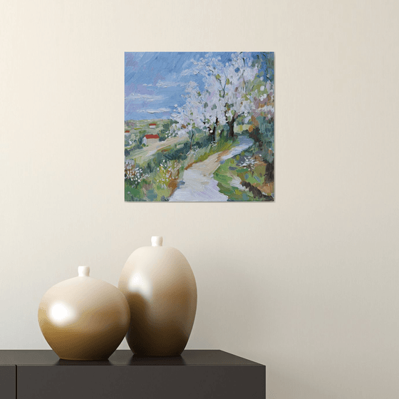 Spring House Landscape