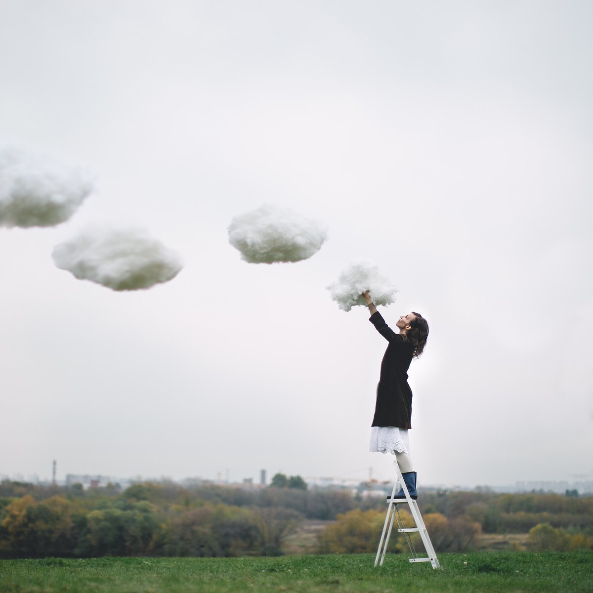 Surrealistic Photograph , Weathermaker By Dasha Pears, 20 X 20, Artwork For Sale On Artfinder