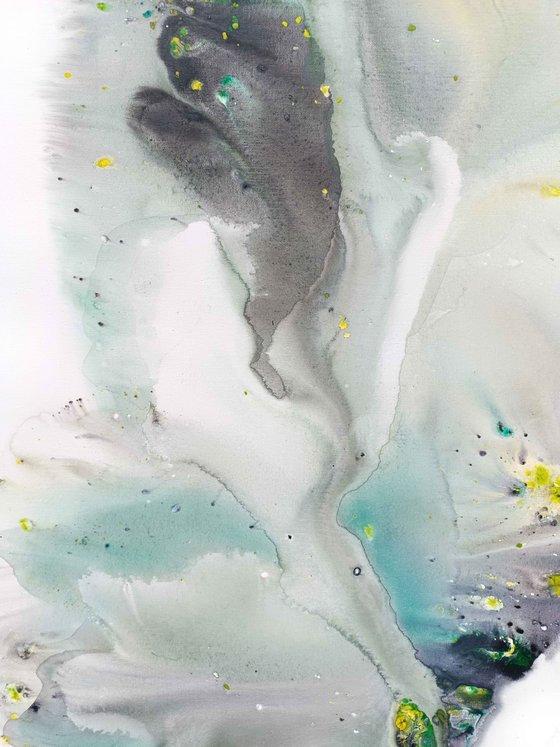 Nature 599 — Abstract Celadon Frond