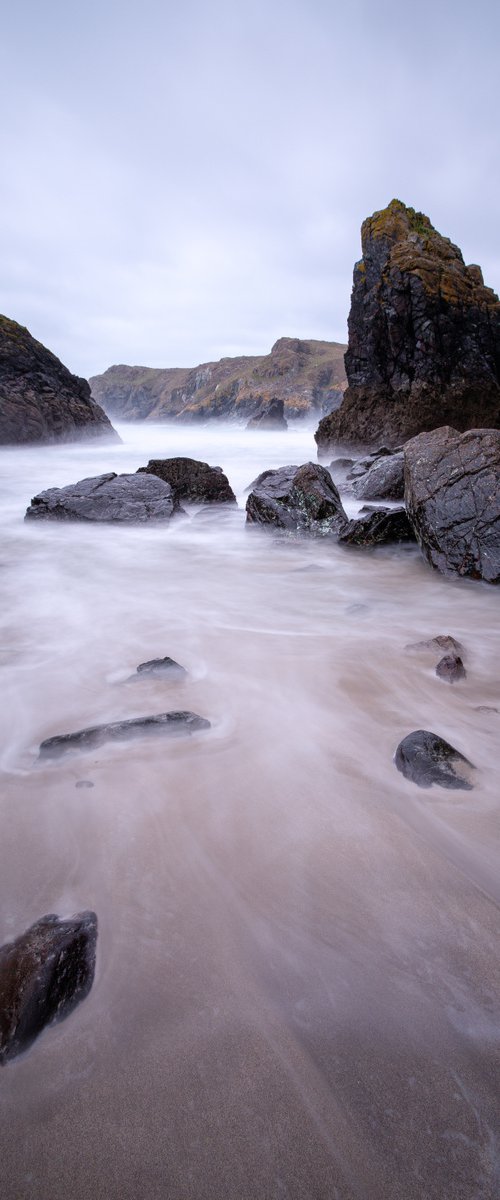 Kynance Cove slow exposure Cornwall England UK by Paul Nash