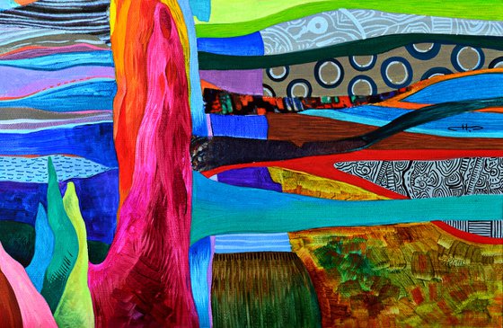 "Chromatic Reverie At Dawn"