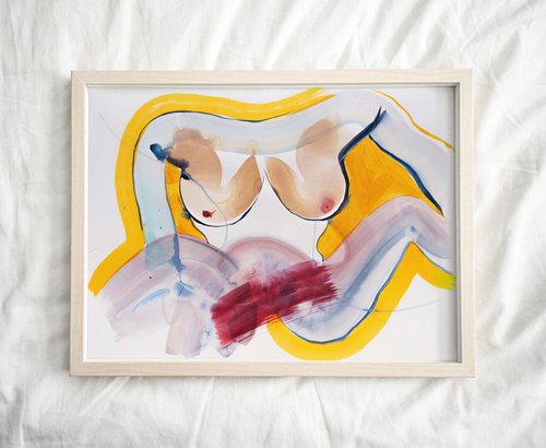 'Memory', nude study by Eve Devore