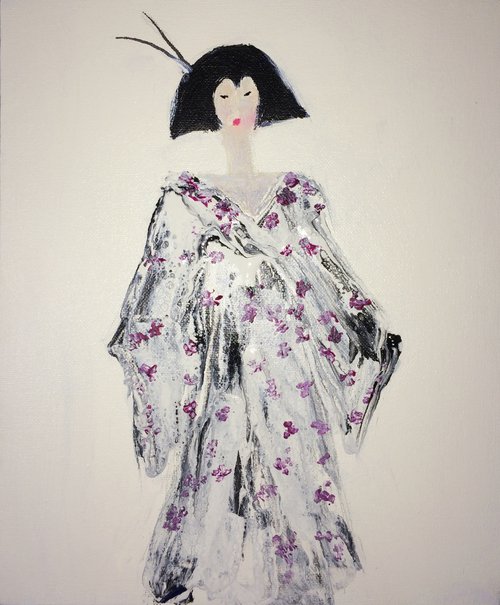Geisha  III by Maxine Anne  Martin