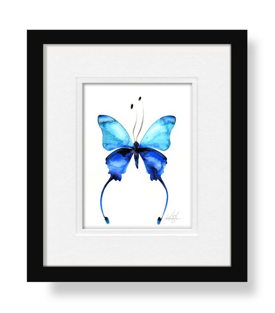 Watercolor Butterfly 11 - Abstract Butterfly Watercolor Painting