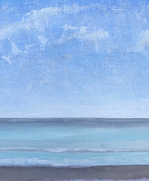 Beach Blues - Seascape by Catherine Winget