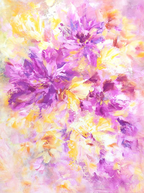 Abstract floral art "Summer"