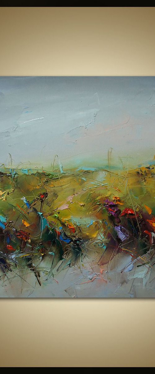 Colors in the Fields , Oil Painting by Stanislav Lazarov