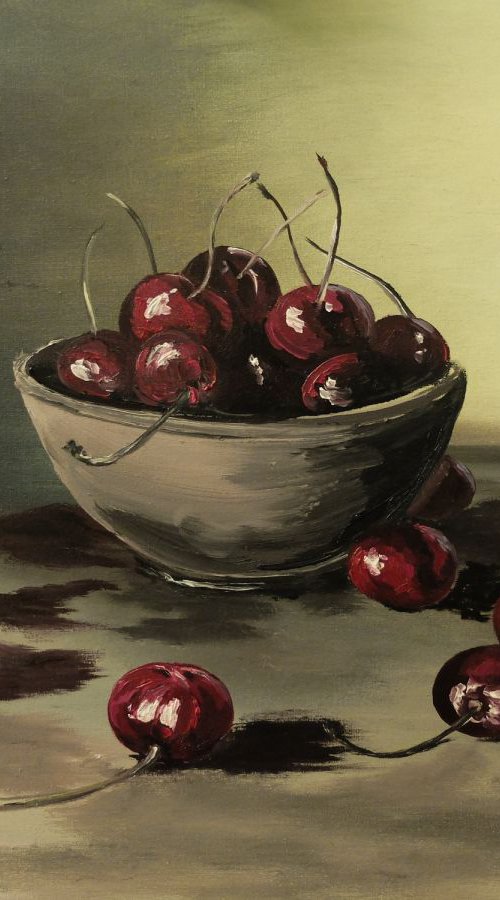 Cherries by Valeriia Radziievska