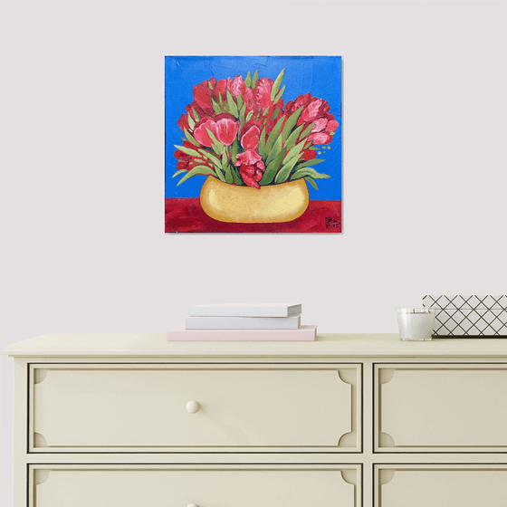 Red tulips