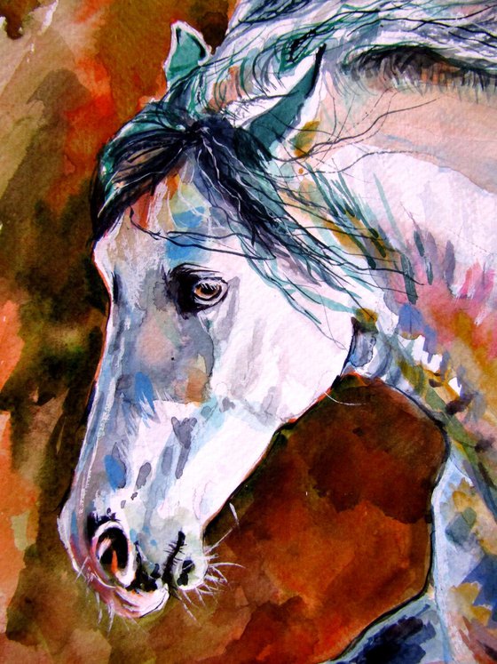 Running horse II
