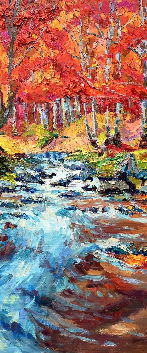" Autumn River " by Evgeny Chernyakovsky