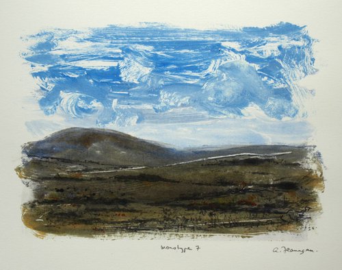 Monotype 7 by Aidan Flanagan Irish Landscapes