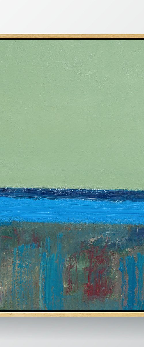 Olea Sky - Abstract Seascape by Thomas Hjelm