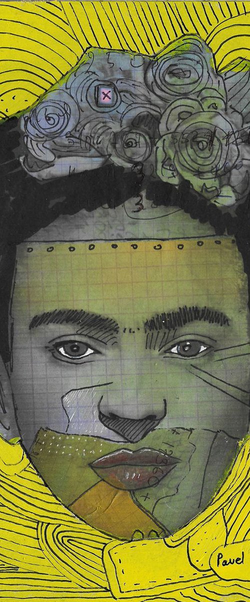 Portrait of Frida Kahlo #52 by Pavel Kuragin