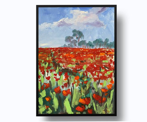 Poppy field. by Vita Schagen