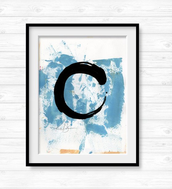 Enso Enlightenment 8 - Abstract Painting by Kathy Morton Stanion