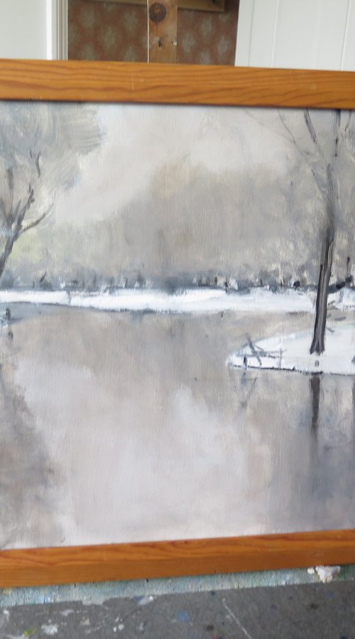 Winter Reflections by Malcolm Ludvigsen