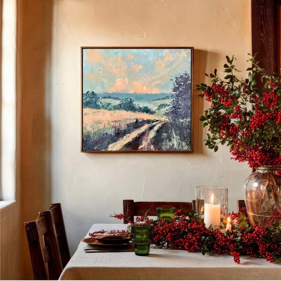 Quiet Fields at Dusk