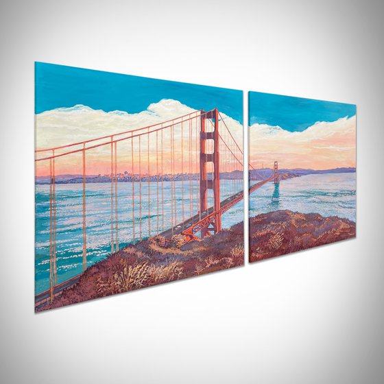 Golden Gate 87''x43'', 220x110 cm