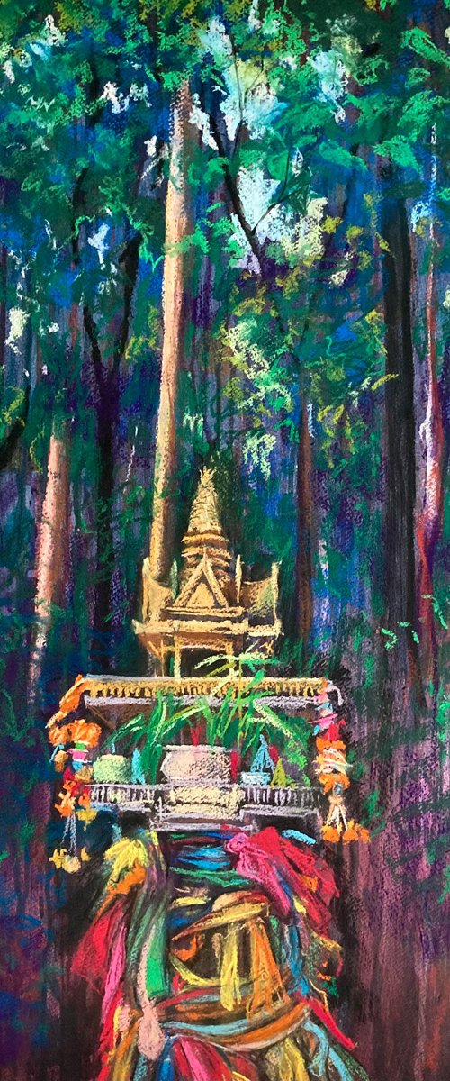 Forest shrine by John Cottee