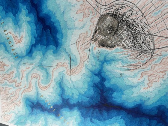 Tombolo ~ hand-drawn imaginary map