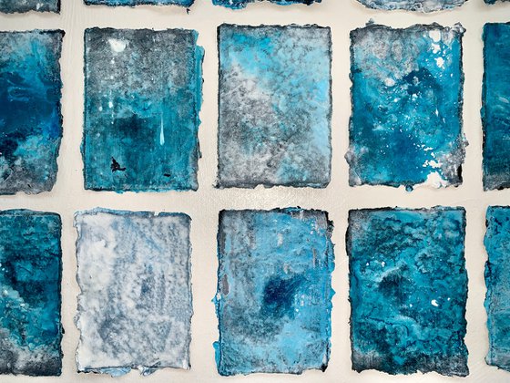 Abstraction blue white No. 2225