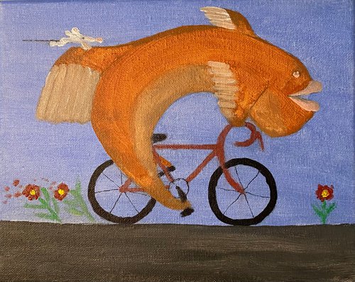 Speedy fish by Alan Horne