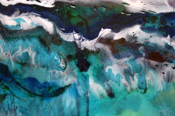 The Sound of the Sea- 100 cm x 76 cm on Canvas / Ready to hang