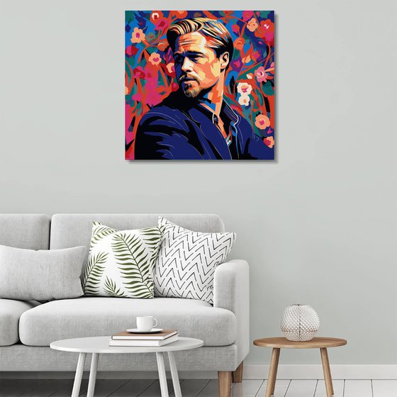 Portrait of Brad Pitt