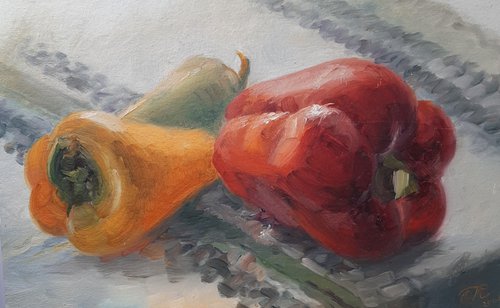 Peppers. Etude by Dmitrij Tikhov