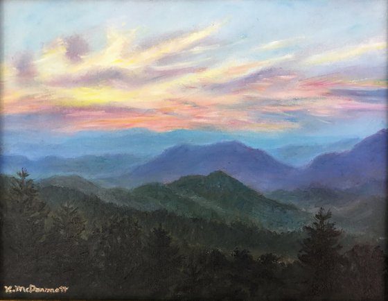 VIEW NEAR WAYNESVILLE NC by K. McDermott