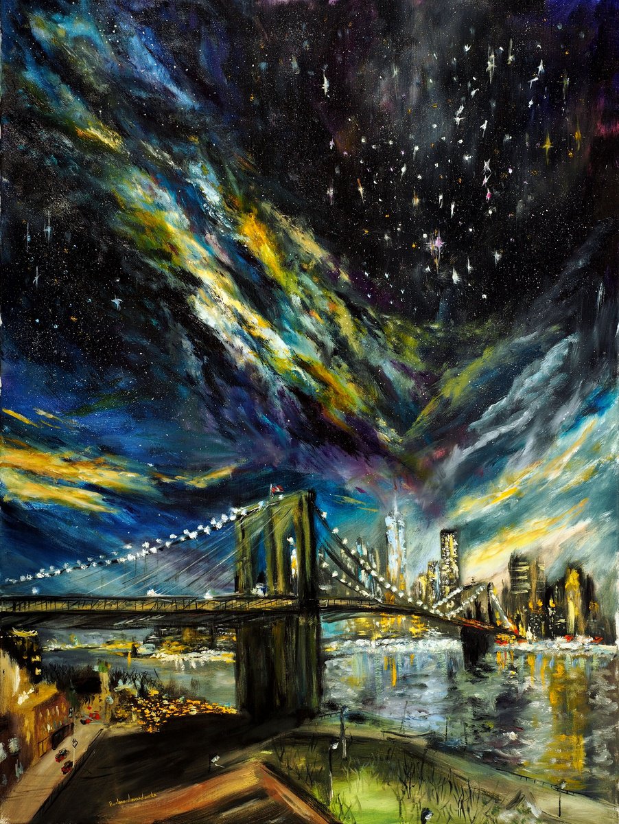 Under the Stars of New York by Ruslana Levandovska