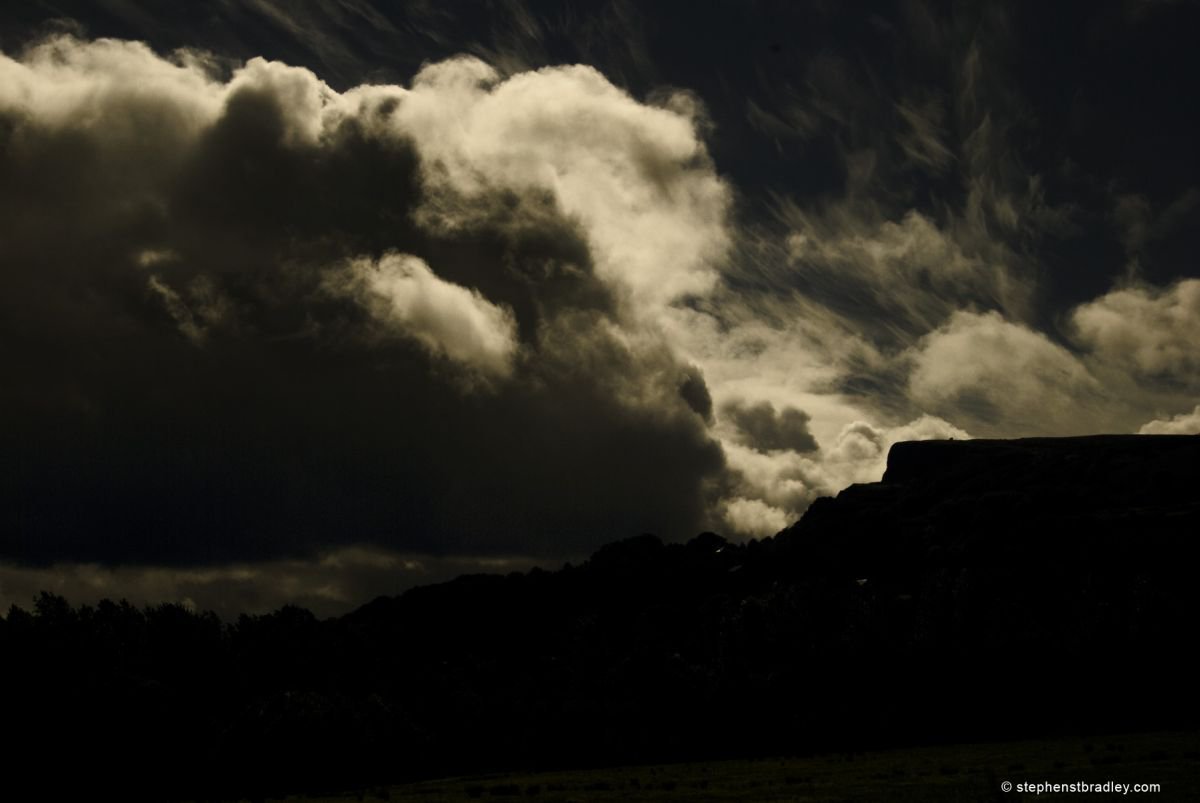 Cavehill storm clouds. fine art landscape photograph of Ireland by Stephen Bradley