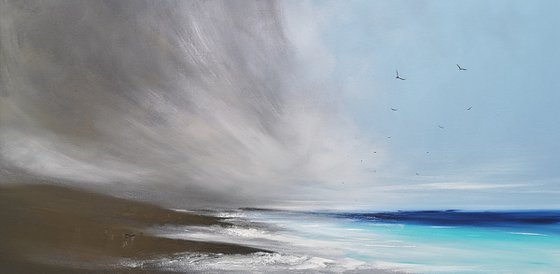 Come Rain or Shine - seascape, stunning, panoramic