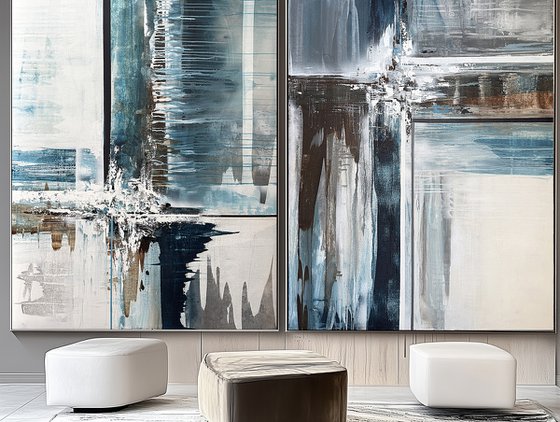 Diptych Reflected Dimensions