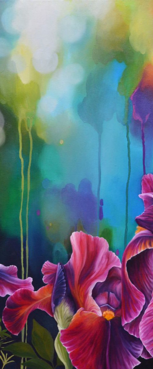 Fire Irises by Veronique Oodian