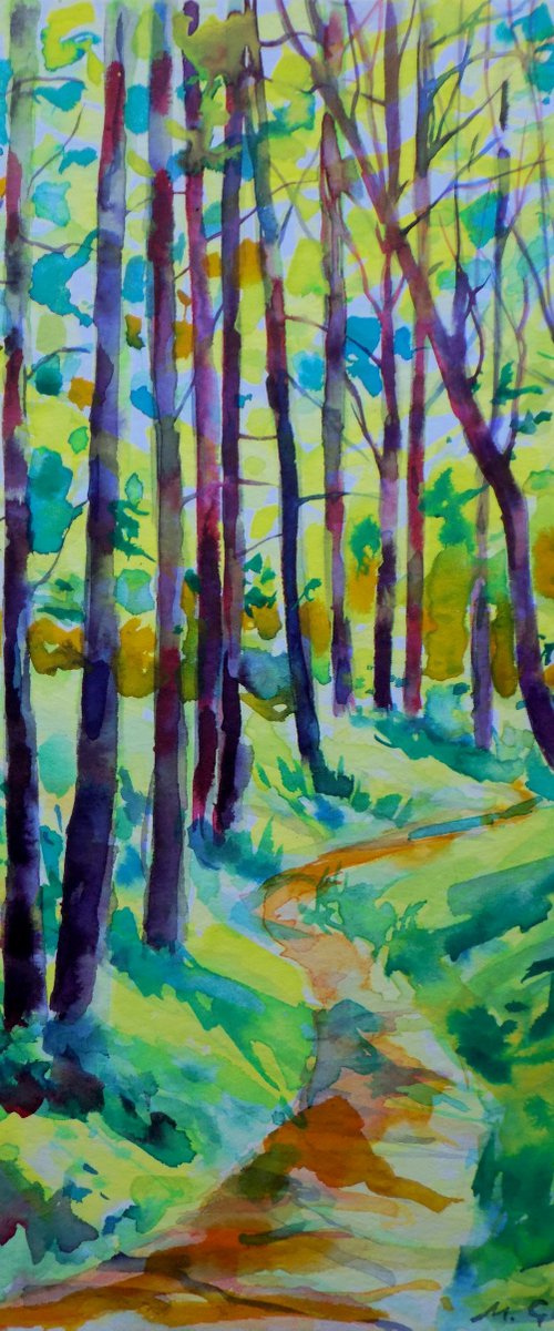 Forest path XVII by Maja Grecic