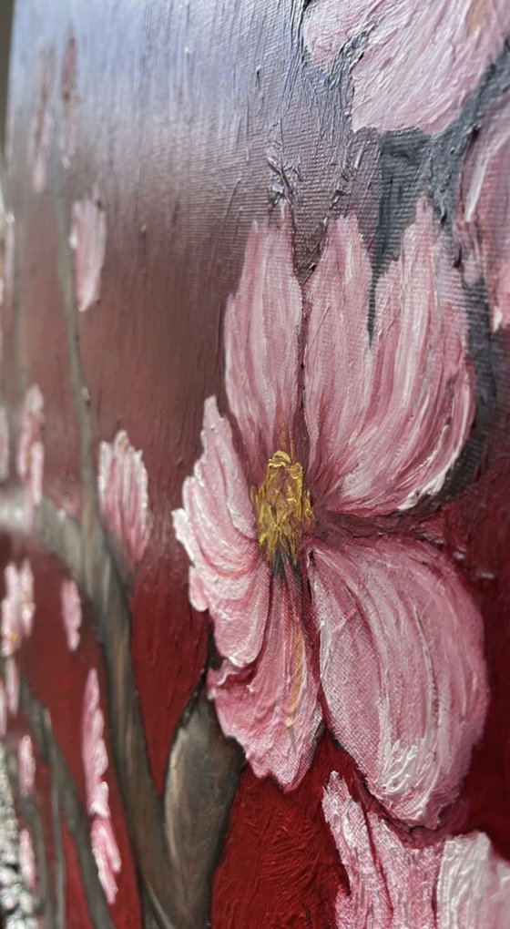 Blooming Cherry Branches